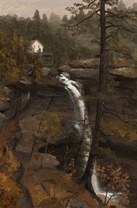 Cautery Falls autorstwa Sanford Robinson Gifford